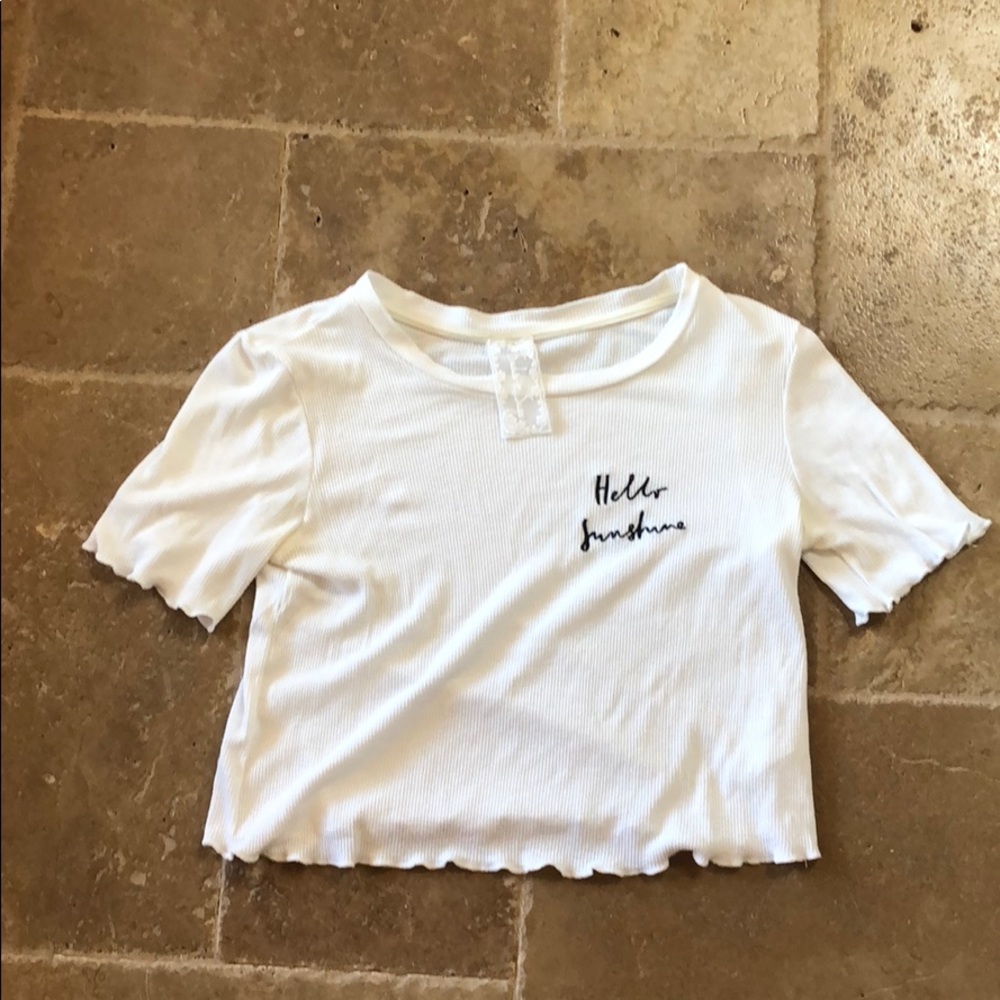 Sadie and Sage “Hello Sunshine” crop top